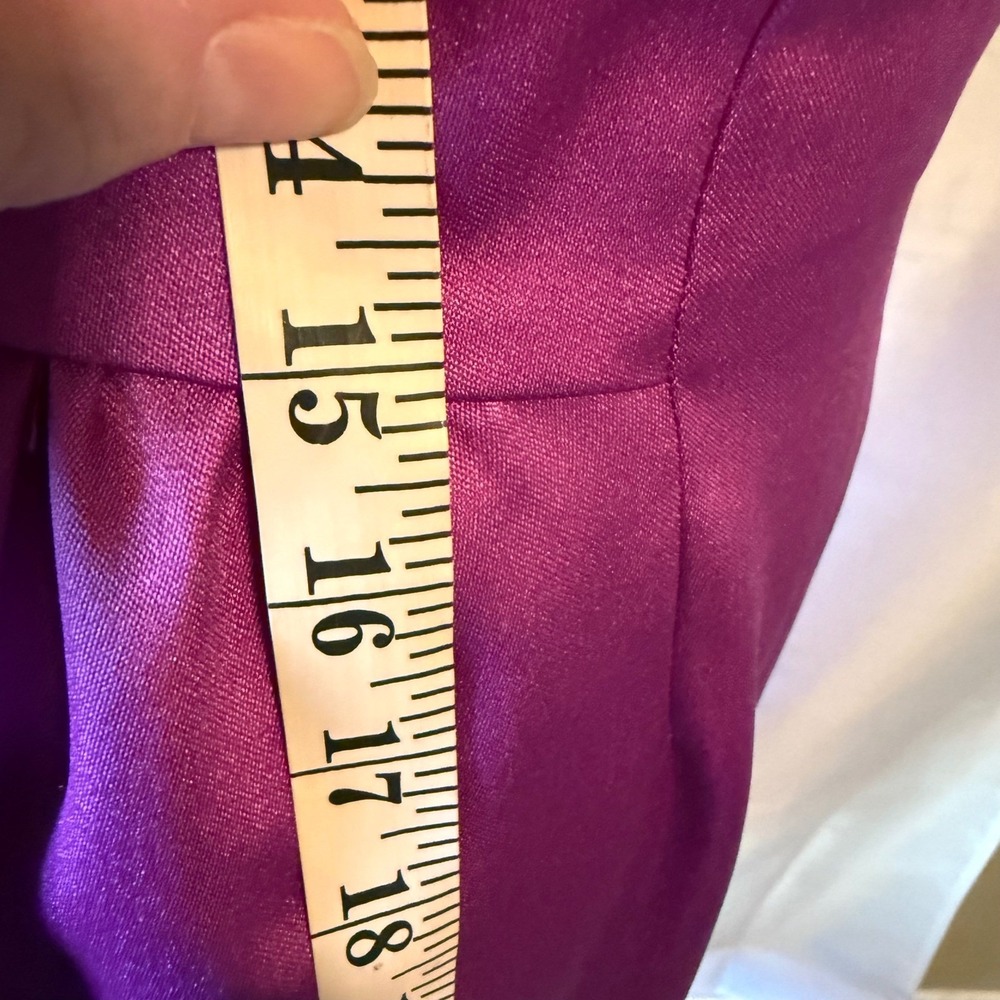 Vintage‎ House of Bianchi Satin Puff Sleeve Dress Prom Barbie Core Sz 10 READ - Picture 7 of 12